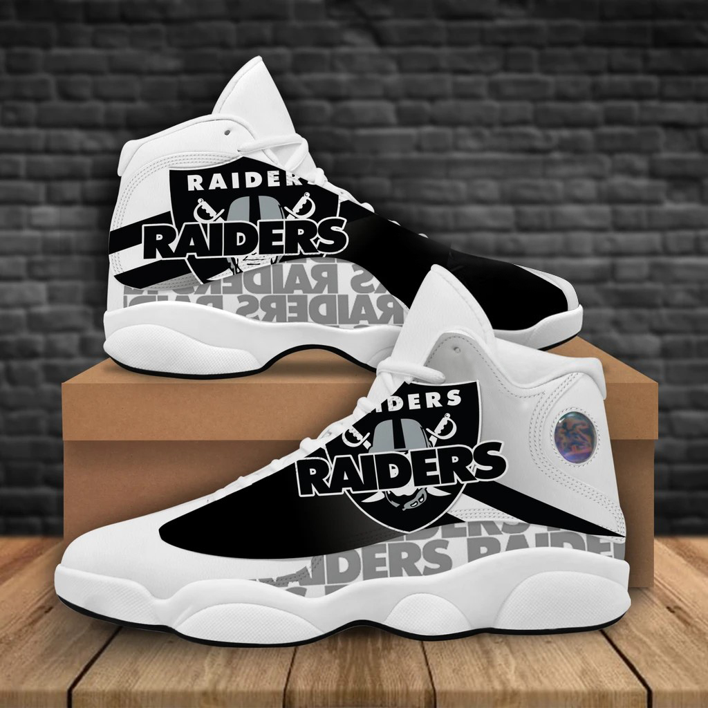 Men's Las Vegas Raiders Limited Edition JD13 Sneakers 006